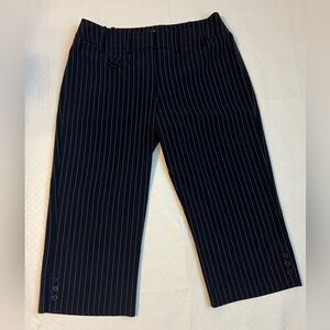 Tribal Cropped Pinstriped Slacks